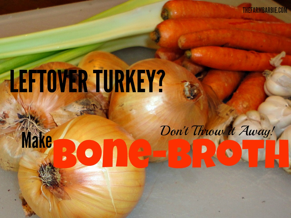 Make Bone Broth With Holiday Left-Overs