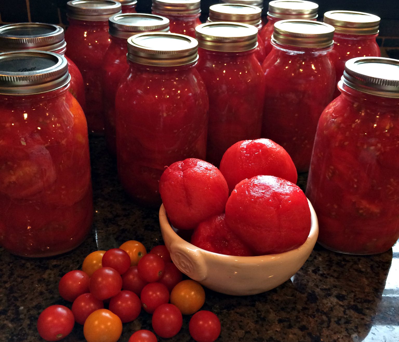 Рецепт вкусных простых помидор на зиму