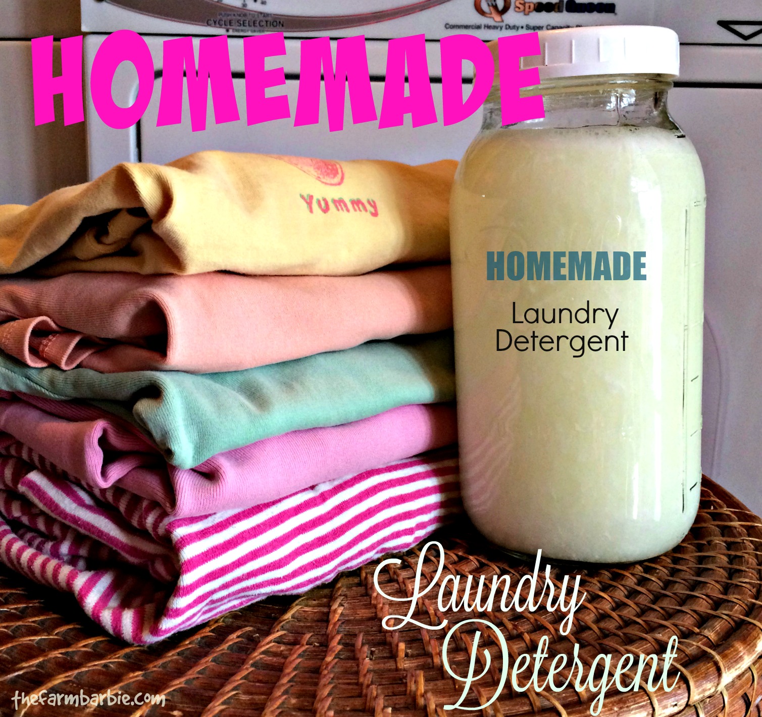 Homemade Laundry Detergent