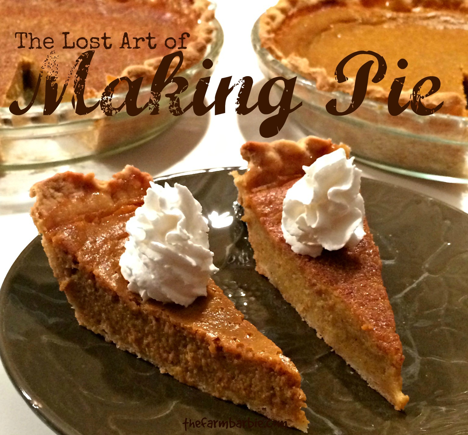Homemade Pie Crust – The Lost Art of Making Pie