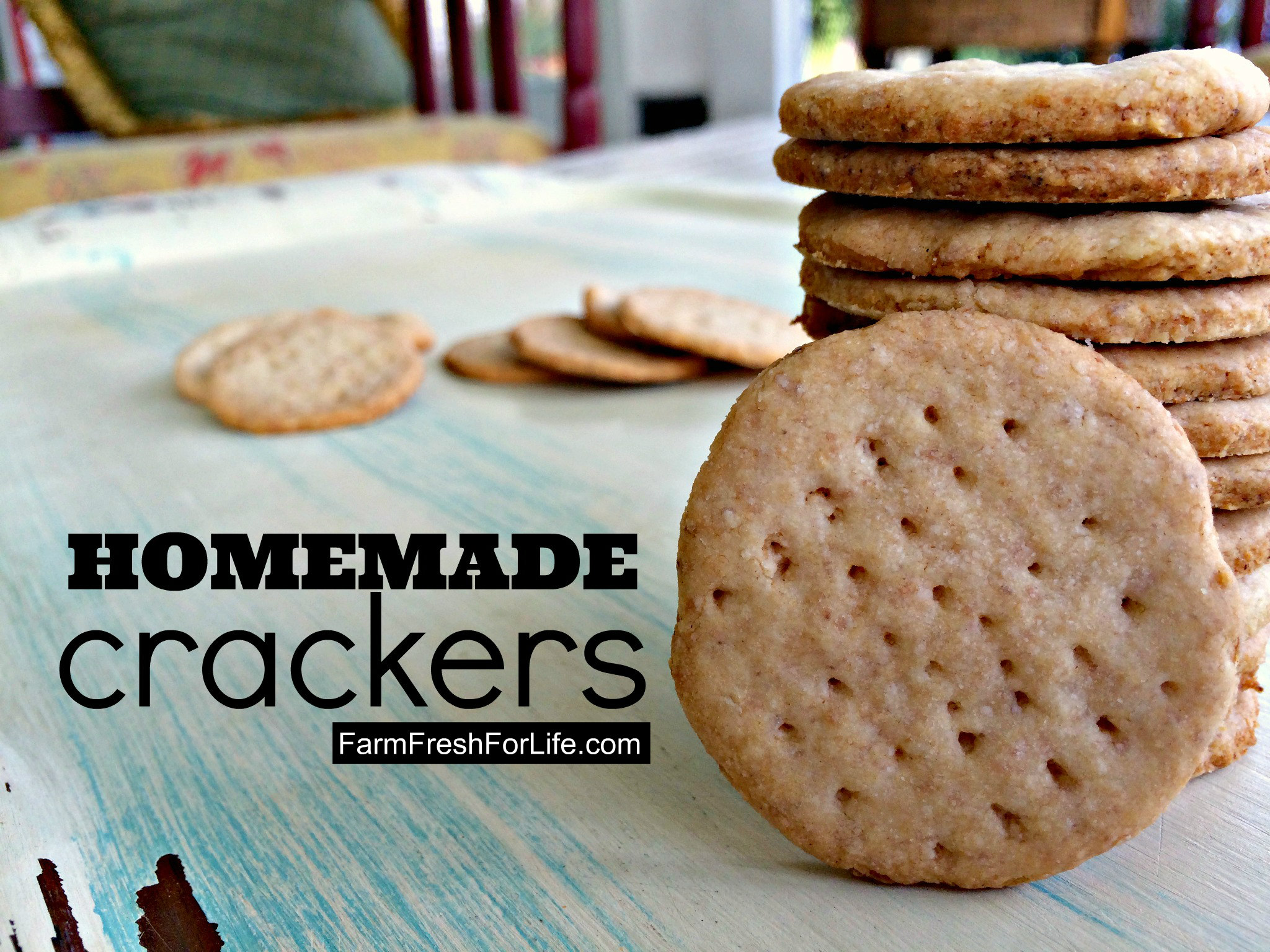 Homemade Cracker Recipe Farm Fresh For Life Real Food For Health