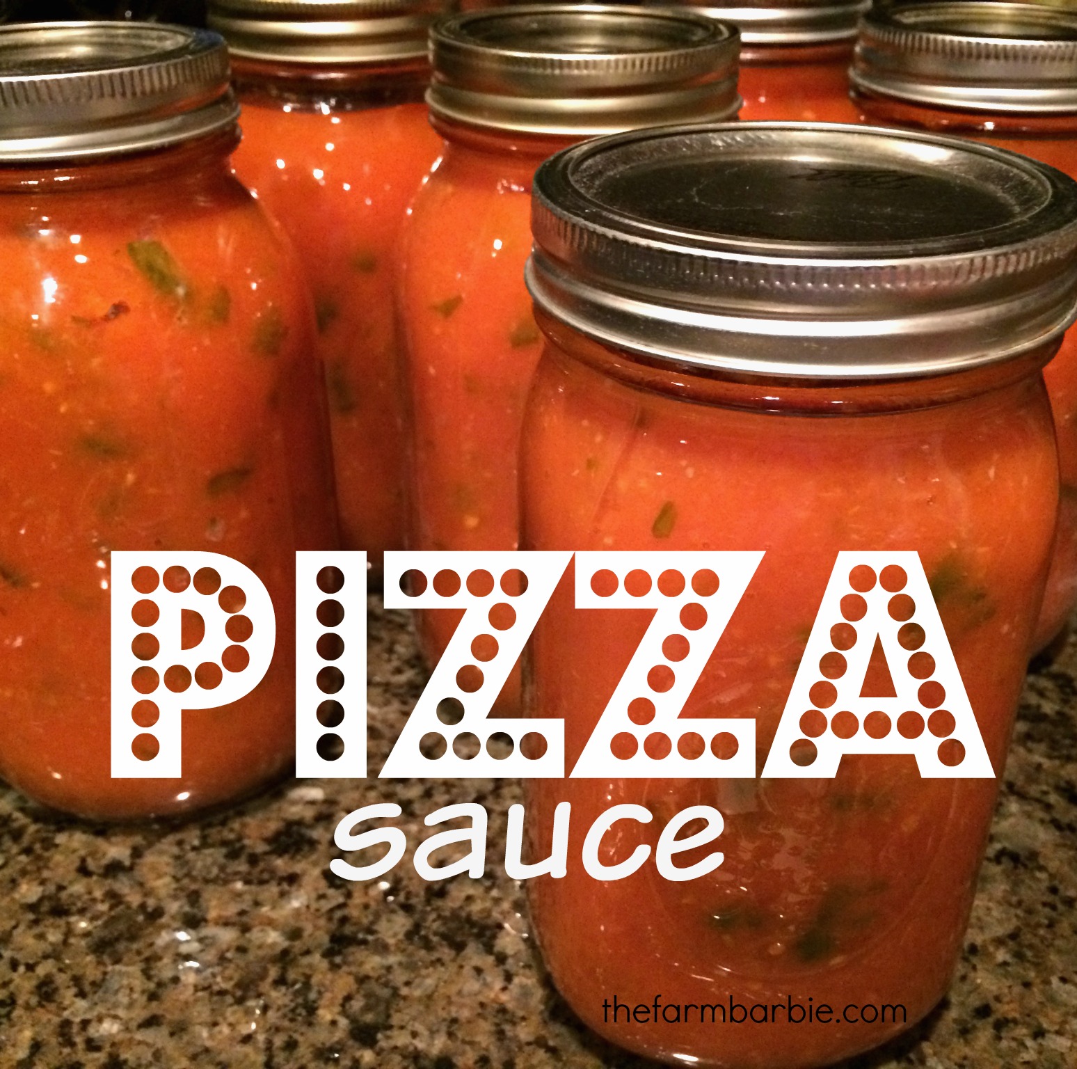 Making & Canning Homemade Pizza Sauce
