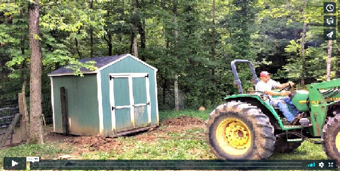 How to Move a Chicken Coop or Small Building – Video (Premium)