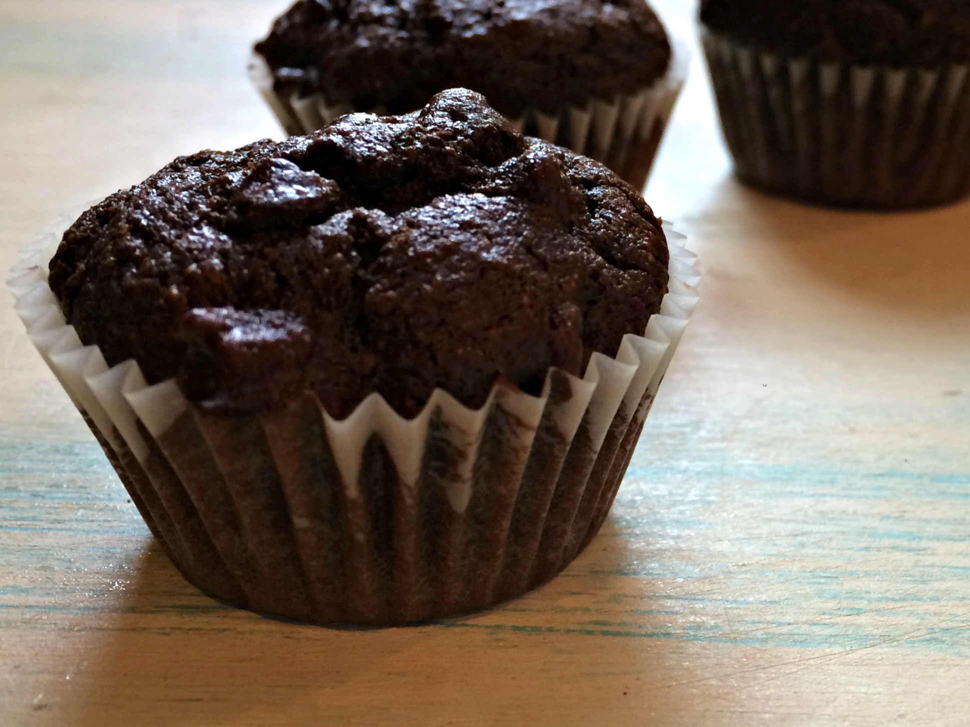 Double Chocolate Fudge Muffins (Premium)
