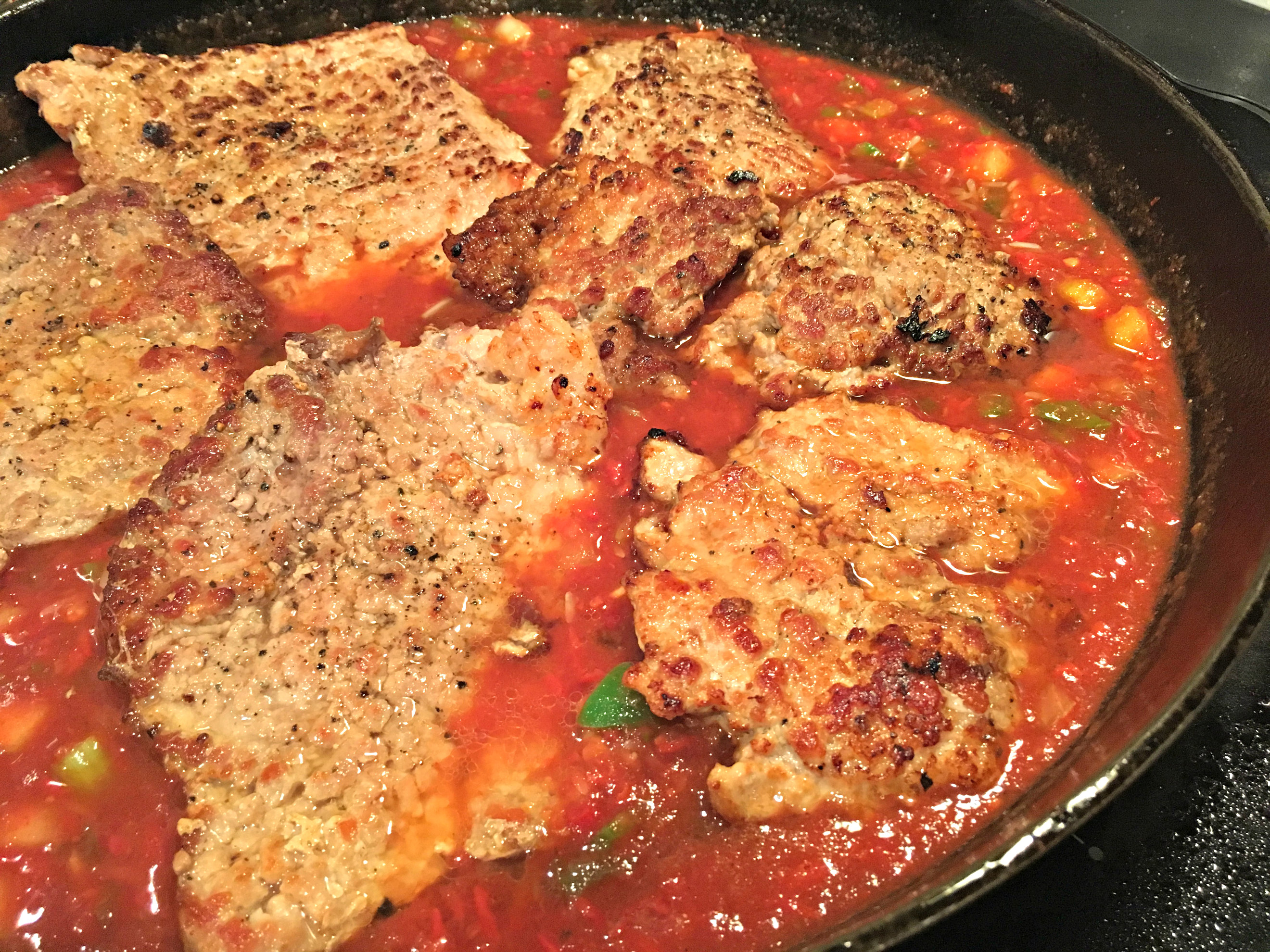 Pork Cutlets with Spanish Rice (Premium)