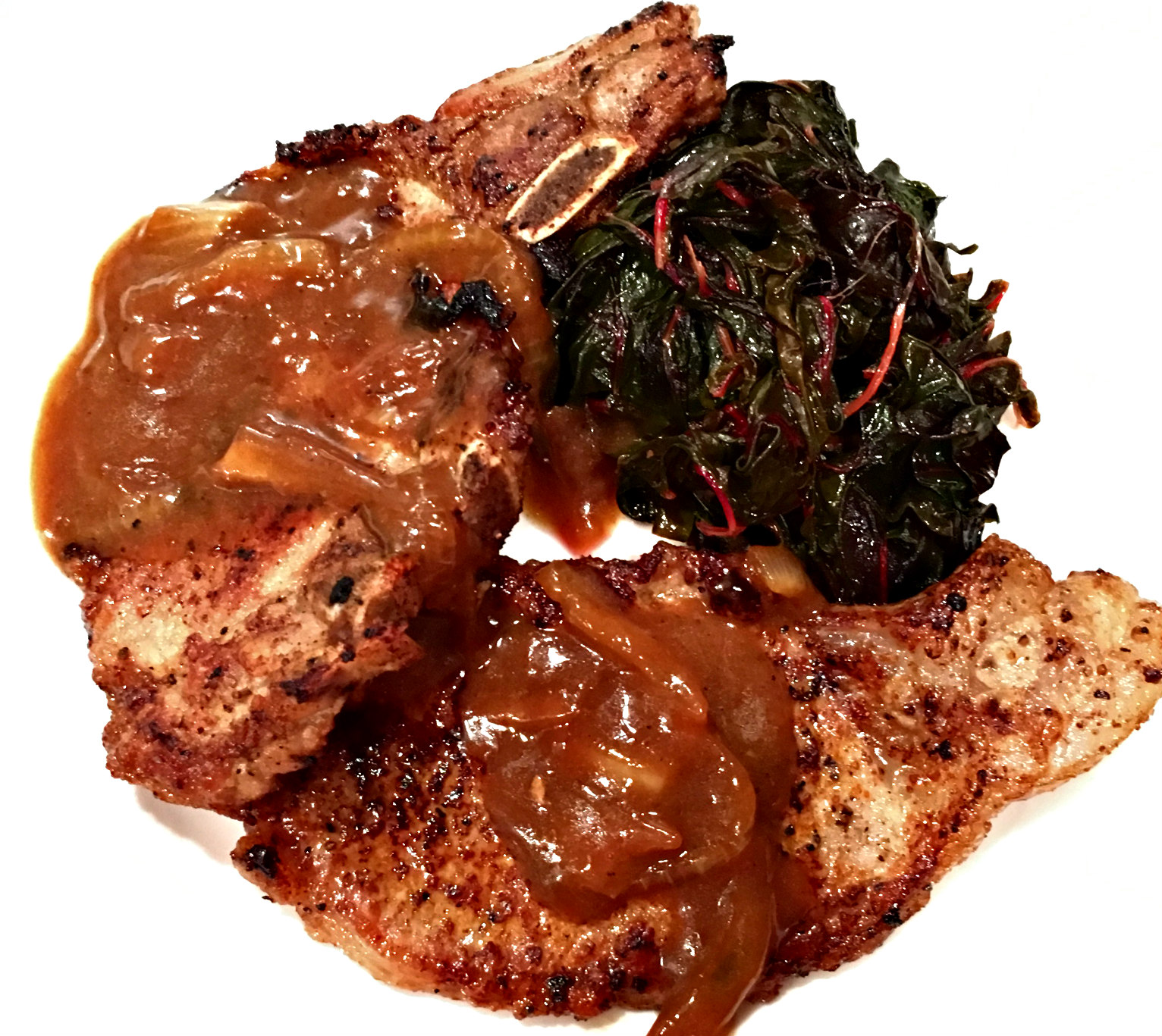 Smothered Breakfast Chops (Premium)