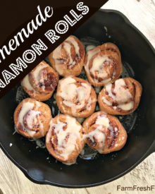 Cinnamon Rolls with Fresh Flour (Premium)