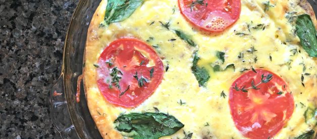 August Menu 2- Frittata, London Broil & Homemade Pizzas (JTMWTC)
