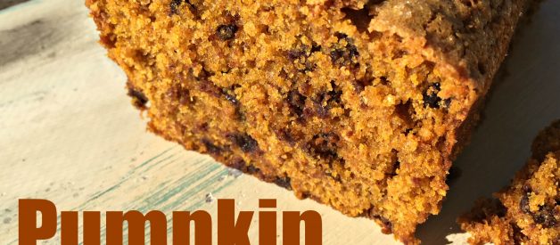 Whole Wheat Pumpkin Chocolate Chip Bread