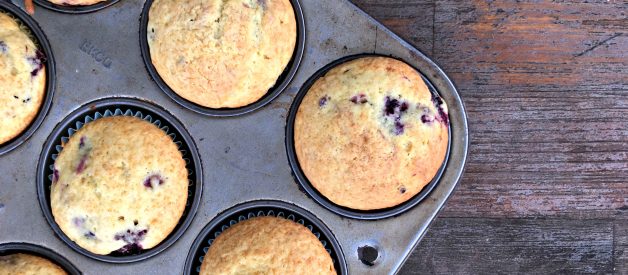 Ina Garten’s Blueberry [or Blackberry] Coffee Cake Muffins