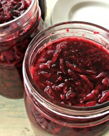 Easy Pickled Raw Beets