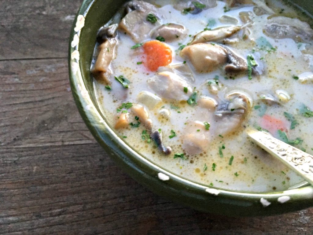 Creamy Chicken & Mushroom Soup - Farm Fresh For Life