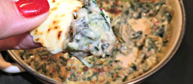 Hot Spicy Spinach & Mushroom Dip (Premium)