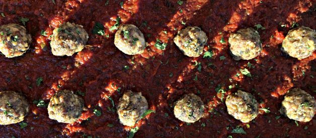 Lamb Meatballs with Homemade Tomato Sauce
