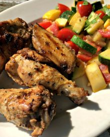 Lemon Pepper Grilled Wings (Premium)