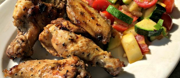 Lemon Pepper Grilled Wings (Premium)