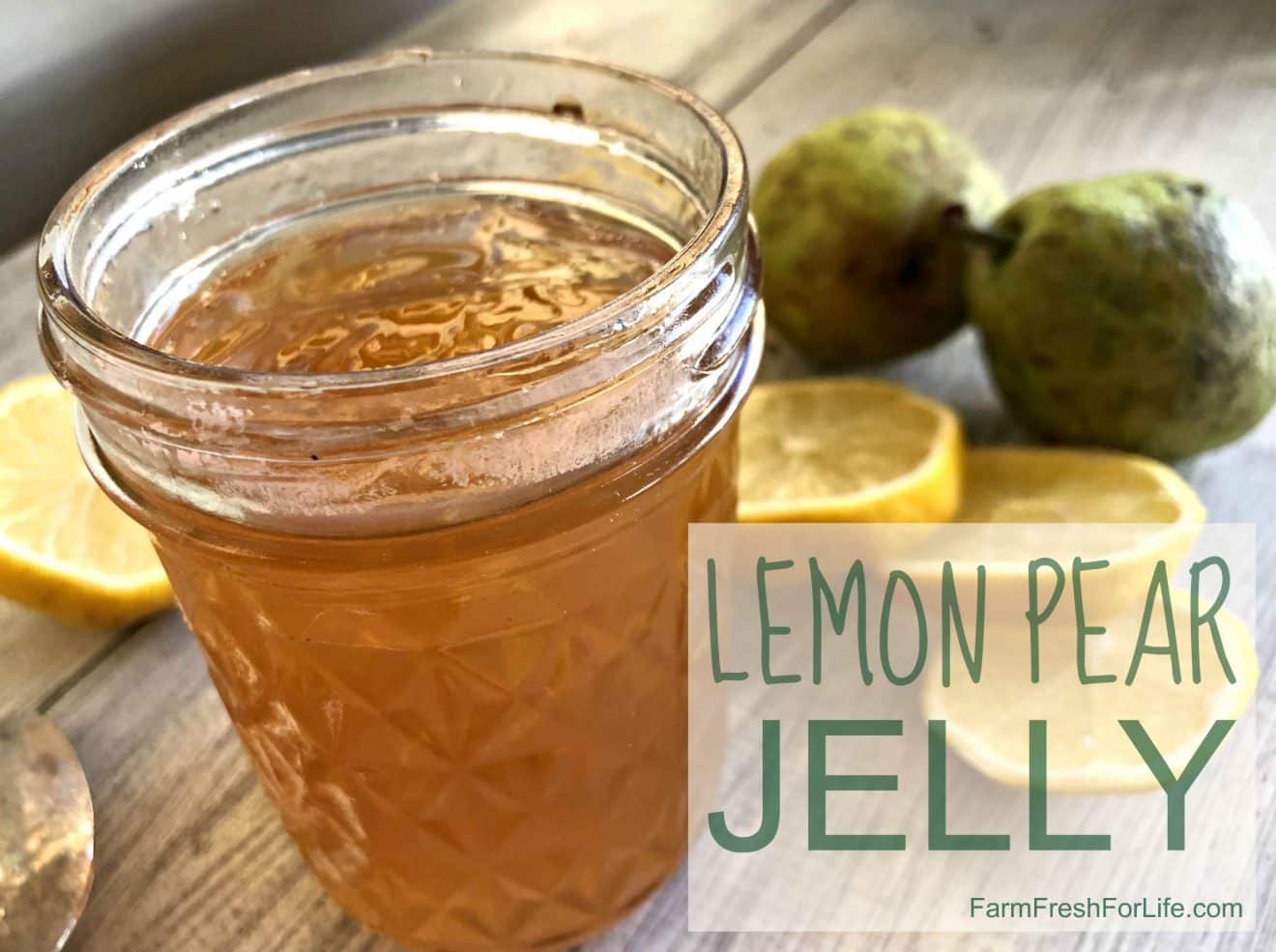 Lemon Pear Jelly To Can Or Freeze