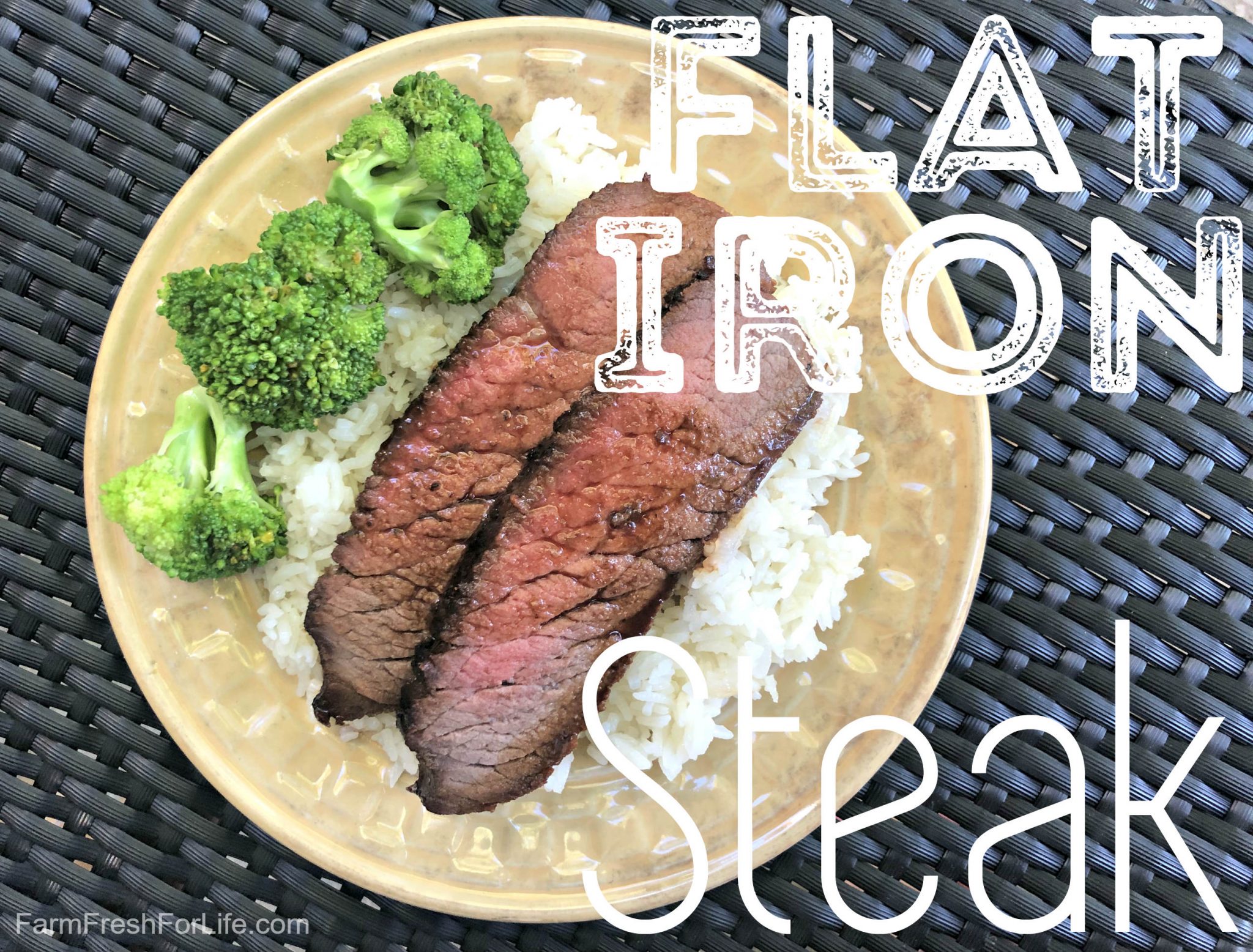 marinade flat iron steak